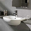 Porcelain wallmounted sink