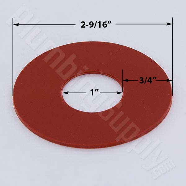 Old-style square flush valve seal for Caroma