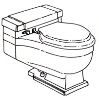 Case toilet models 1000 and 1100