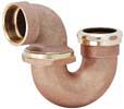 Cast brass p-trap #C