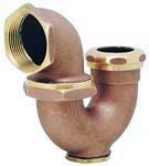 Cast brass p-trap #D