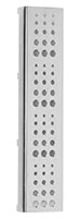 Dotted channel shower grate