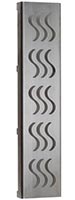 Wave channel shower grate