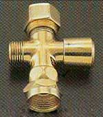 Old fashion chrome diverter kit for handheld shower