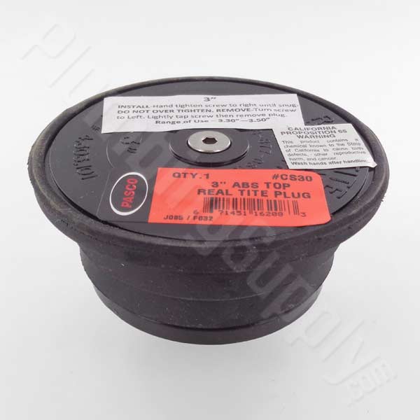 3inch Real-Tite expansion cleanout cover with ABS top