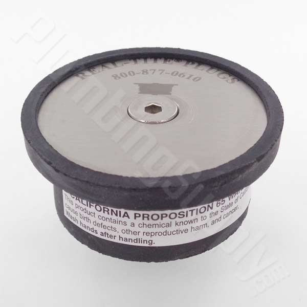 2inch Real-Tite expansion cleanout cover with stainless steel top