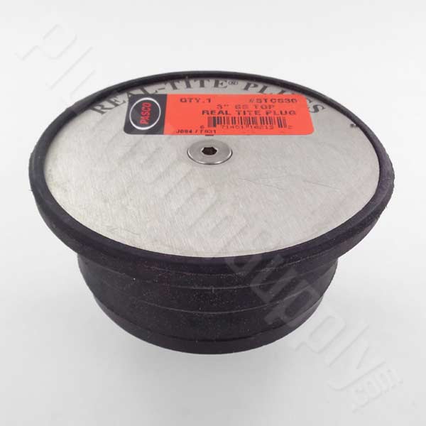 3inch Real-Tite expansion cleanout cover with stainless steel top