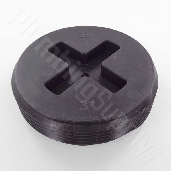 3inch flush ABS cleanout plug