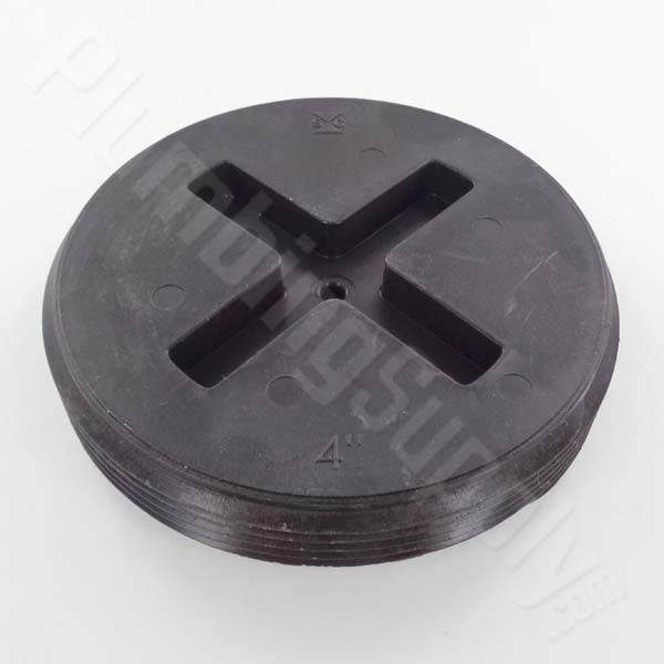 4inch flush ABS cleanout plug