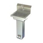 foot valve operated hand wash sinks