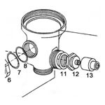 Delany flush valve parts