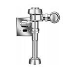 exposed, sensor activated urinal flush valves