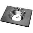 Just Mfg undermount lav sink