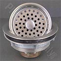 Large post-style basket strainer