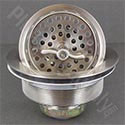 Large wing-nut style basket strainer
