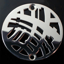 Abstract Circle round drain