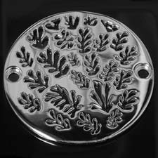 Spray of Leaves round drain