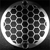 Honeycomb round drain