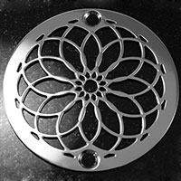 Mandala round drain