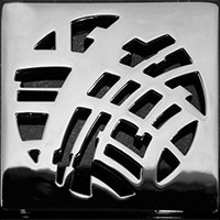 Abstract Circle square drain