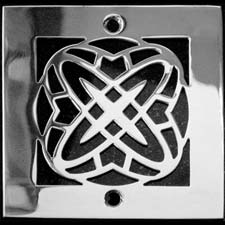 Atom Rings design square drain