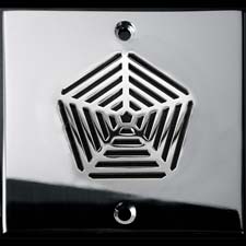 Pentagon pattern square drain