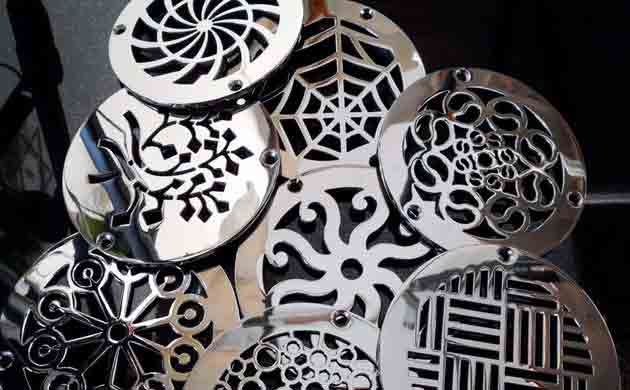 Many designer shower drains