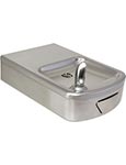 Square wall mount stainless steel drinking fountain