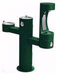 Three level bottle filling station