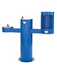 Most Dependable 10150 hi-lo pedestal drinking fountain with ADA compliant bottle filling station