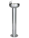Slimline stainless steel drinking fountain