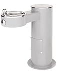 ADA compliant stainless steel one bubbler pedestal fountain