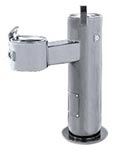Stern Williams stainless steel two bubbler ADA compliant pedestal fountain