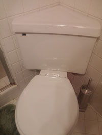Eljer toilet installed in a bathroom