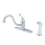 Mono deck single handle kitchen faucet
