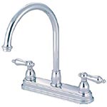 Classic gooseneck kitchen faucet