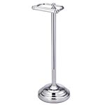 Pedestal toilet paper holder