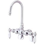 Elements of Design adjustable wall mount gooseneck tub filler faucet