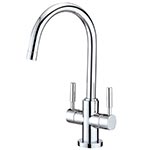 Modern style two handle faucet