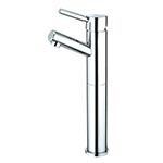 Modern style deck mount faucet with lever handle