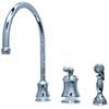 Widespread kitchen faucet
