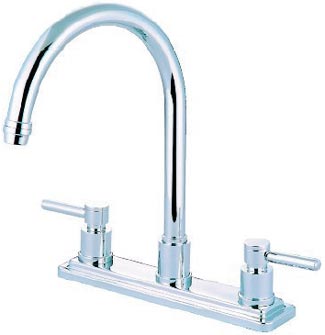 image of ES8791DL gooseneck kitchen faucet with side spray