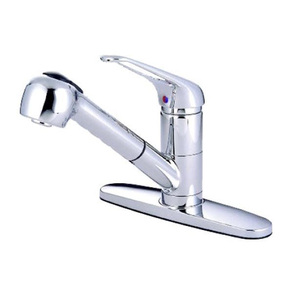 EOD chrome single handle kitchen faucet