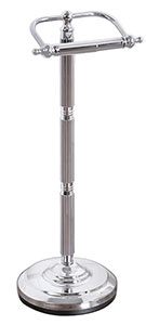 Reeded elegant toilet paper holder