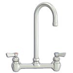 Stainless steel commercial kitchen faucet