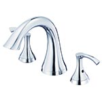 Tub filler faucet
