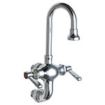 Vertical mixing faucet