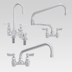 4 inch spread commercial faucets