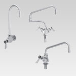 Single hole mount commercial faucets