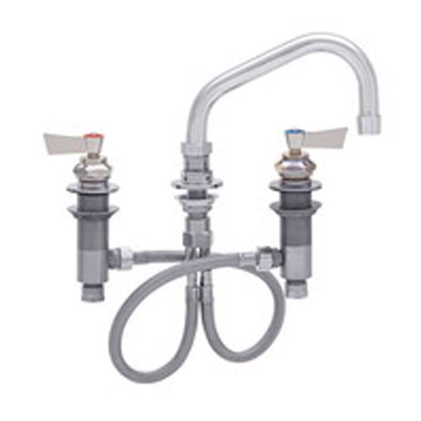 Fisher widespread deck mount commercial faucet